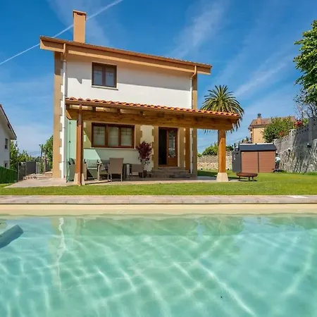 Lujo Y Piscina En Cantabria El Astillero Exterior foto